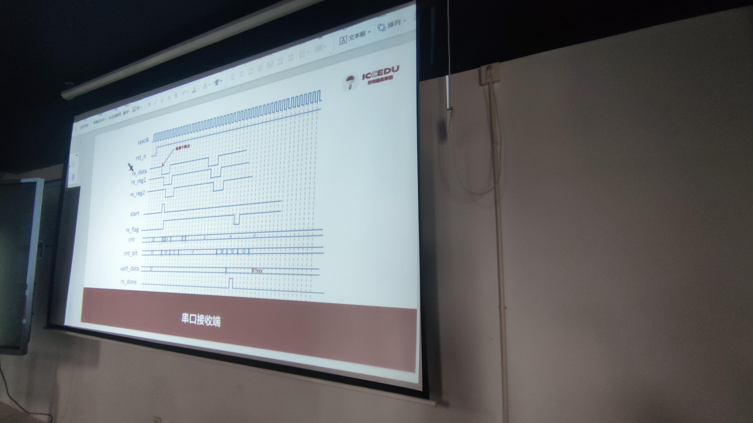 Close-up of FPGA development board connected to sensors and motors