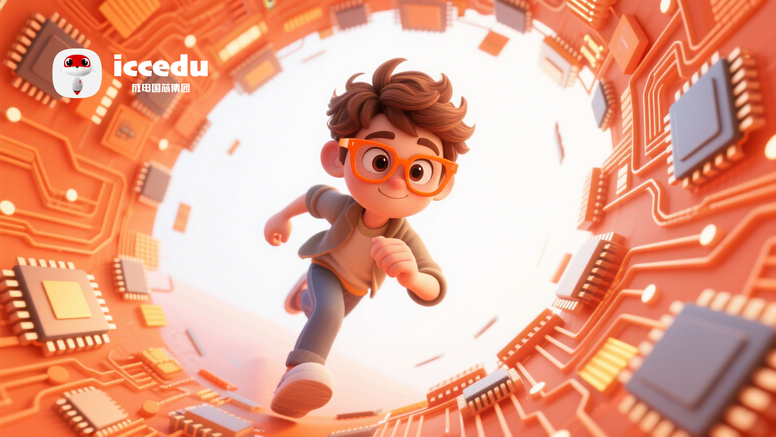 FPGA development board with connected peripherals