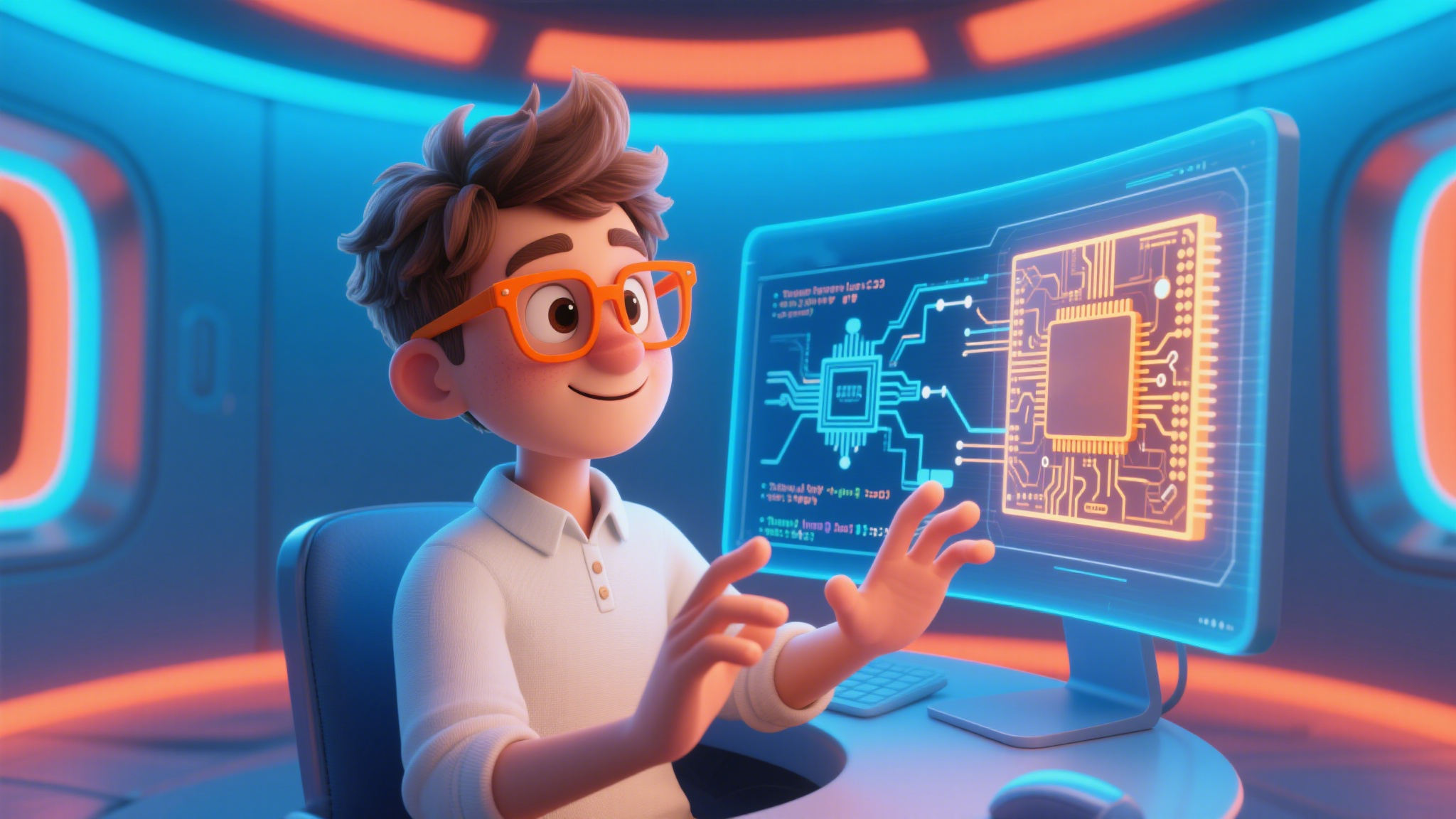 Comparison table of online versus offline FPGA training modes by Chengdian Guoxin.