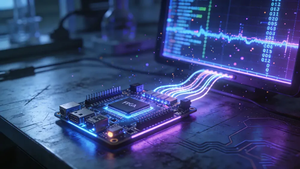 CPU and MCU vs FPGA architecture comparison diagram